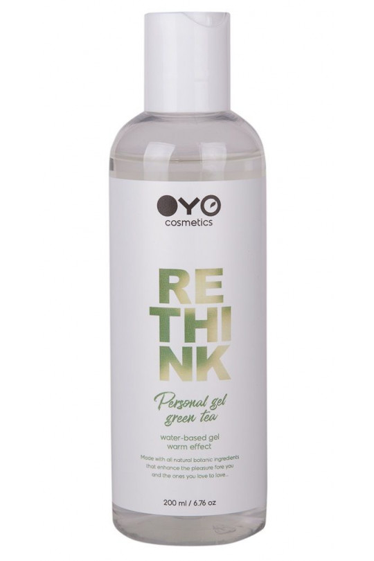 Увлажняющий гель на водной основе с согревающим эффектом OYO Personal Gel Green Tea - 200 мл.