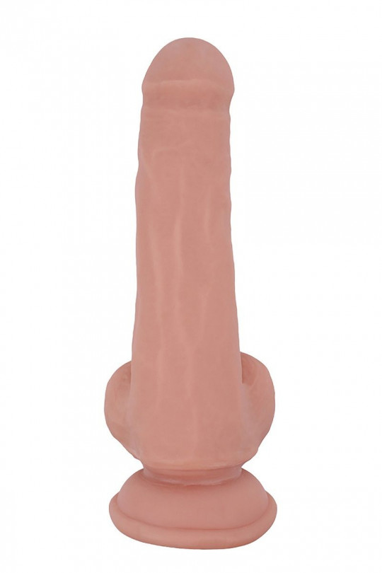Телесный фаллоимитатор-реалистик Dual Density Dildo - 20 см.