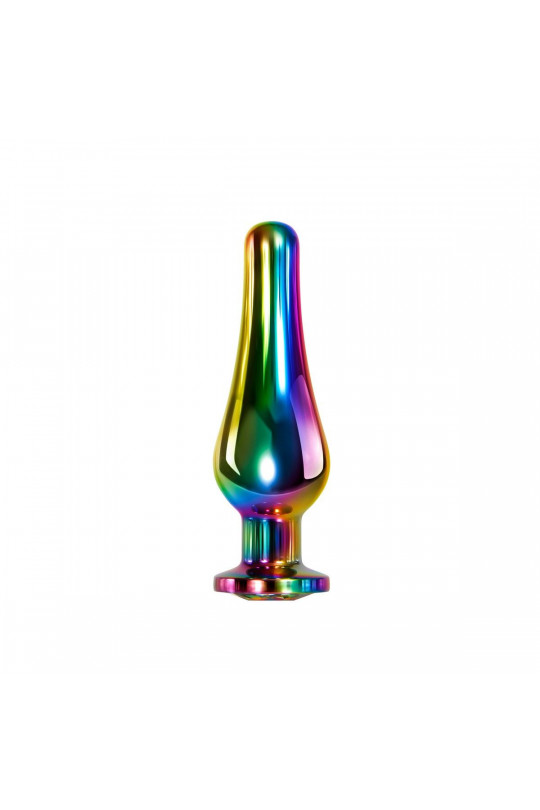 Радужная металлическая пробка Rainbow Metal Plug Medium - 11,1 см.