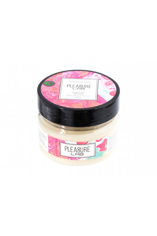 Твердое массажное масло Pleasure Lab Delicate с ароматом пиона и пачули - 100 мл.